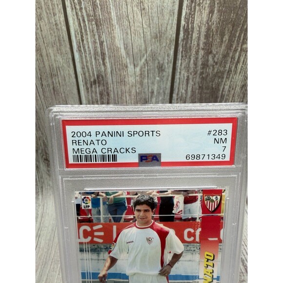 2004 PANINI SPORTS RENATO Florencio MEGA CRACKS #283 PSA Nm 7 Sevilla Fc - Picture 2 of 10